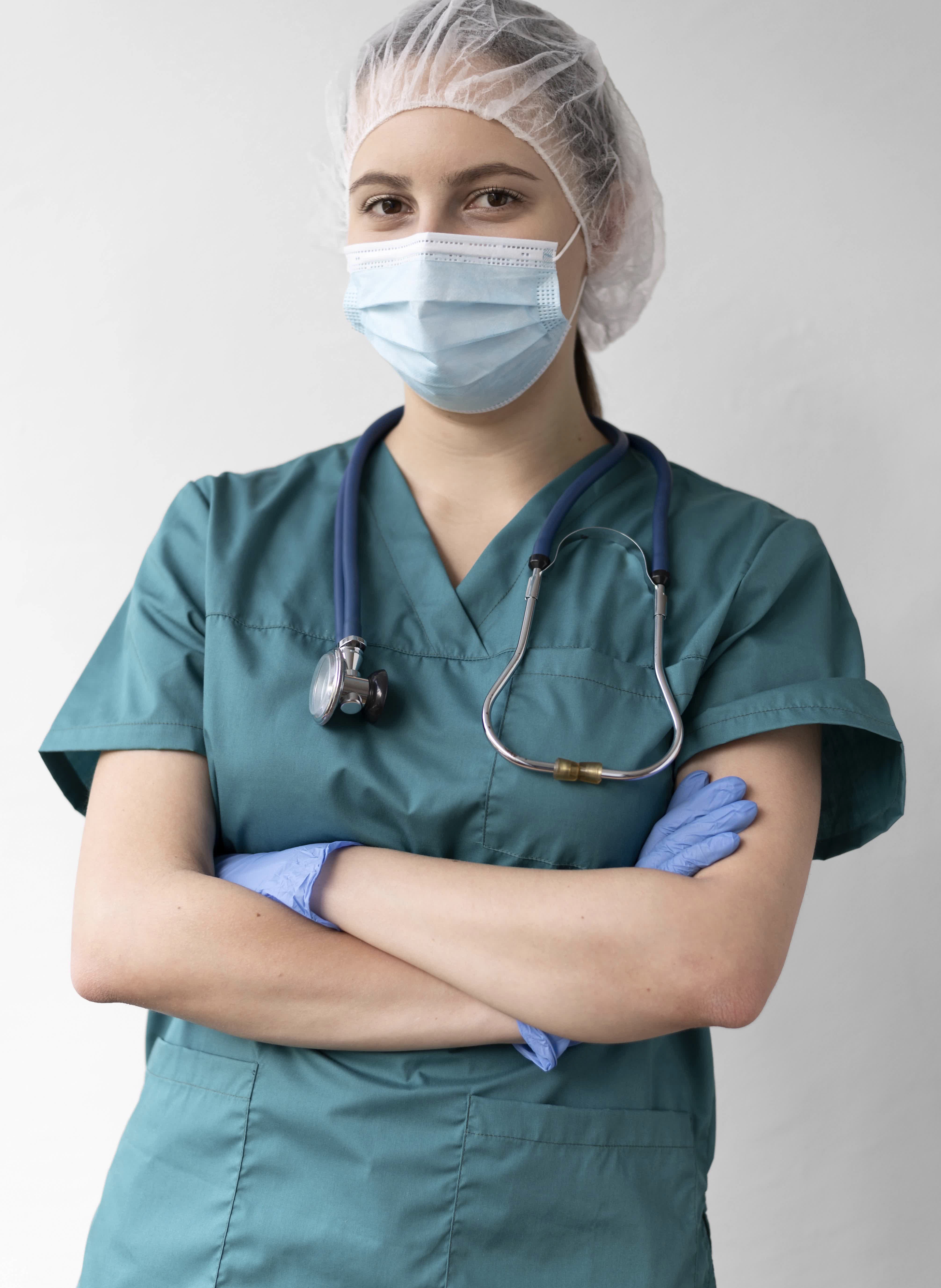 female doctor-wearing-a-protective-equipment